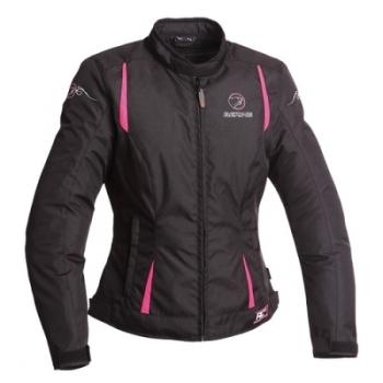 Blouson moto Bering Lady Anika Noir Fuchsia CE