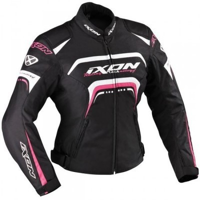 Blouson Ixon Lady Lover Noir Blanc Fuchsia
