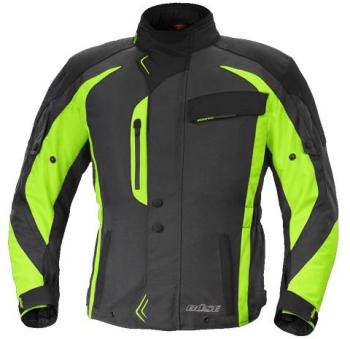 Blouson moto enfant Buese Youngstar Fluo Vert