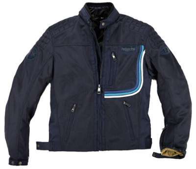 BLOUSON HELSTONS SONNY TEXTILE MESH BLEU