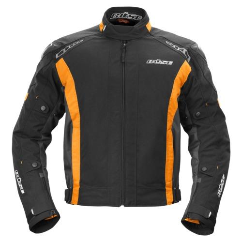 Blouson moto Buse Lecco Noir Orange