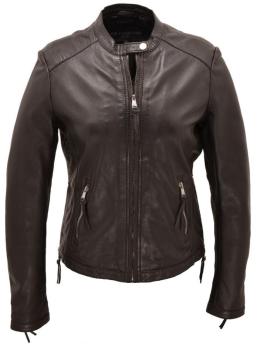 Blouson cuir femme noir Redskins NOIDA RIVOLI
