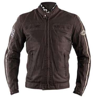 BLOUSON HELSTONS WALL TISSU MESH MARRON