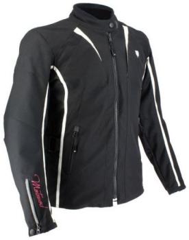 Veste moto été Motomod Asti lady Noir Blanc
