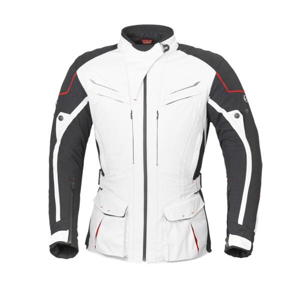 Veste Moto Femme Buse Vittoria Gris Clair Noir