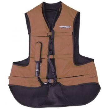 Gilet moto Airbag Helite Airnest Brun