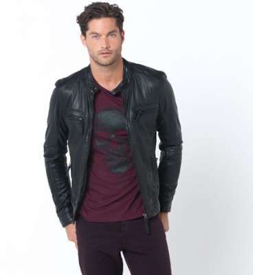 Veste cuir - OAKWOOD