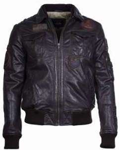 Blouson cuir homme bison 100908 aviateur pilot