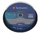 Verbatim - BD-R DL x 10 - 50 Go - support de stock