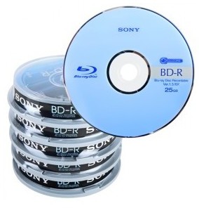 Blu-ray Disc Sony AccuCORE BD-R 25 Go, 1-6x vitess