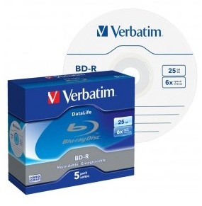 Verbatim DataLife Blu-ray Disc BD-R HTL, 135 min /