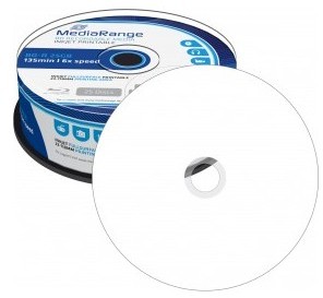 MediaRange Blu-ray Disc BD-R, 25 Go / 135 min, 6x,