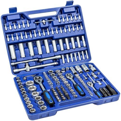 Boîte à Outils avec 171 Pièces (Douilles + Outils