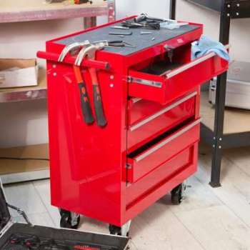 Servante d?Atelier Chariot à Outils avec 5 Tiroirs