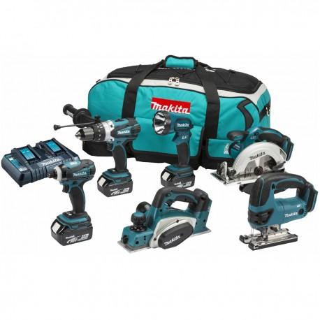 PACK 6 OUTILS Makita DLX6012PM 18V LXT Li-Ion (3 x