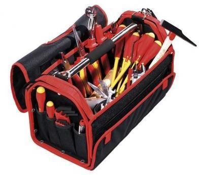 Boite à outil textile spécial Electricité 47 Pièce