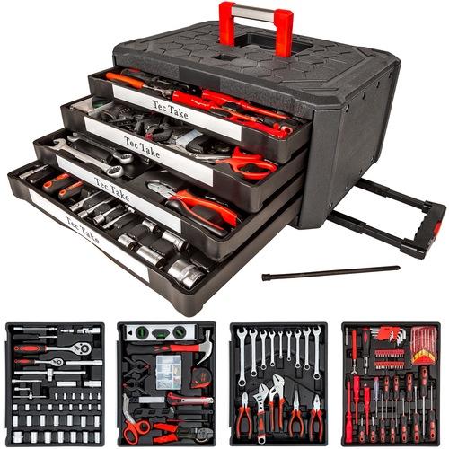 Mallette Trolley, Boite à outils, 200 Pièces avec