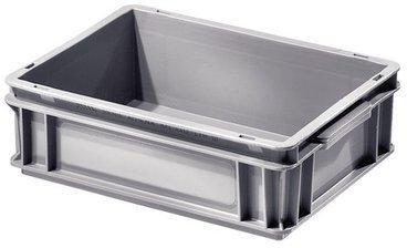 Caisse plastique 10 litres gris ecogreen