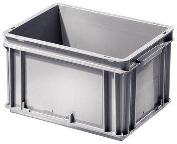 Caisse plastique coloris gris volume 20 litres