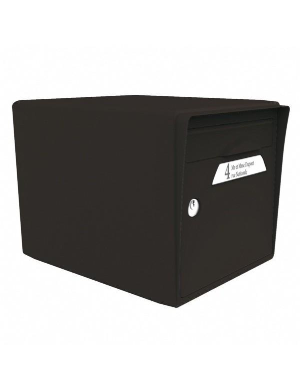 Boite aux lettres Signée 1 porte : noire + porte n