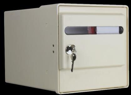 Boite aux lettres individuelle Beige COMPOSITE Boite aux lettres individuelle