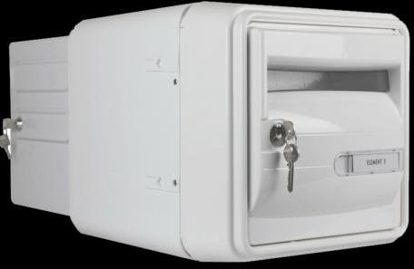 Boite aux lettres 2 Portes Blanche