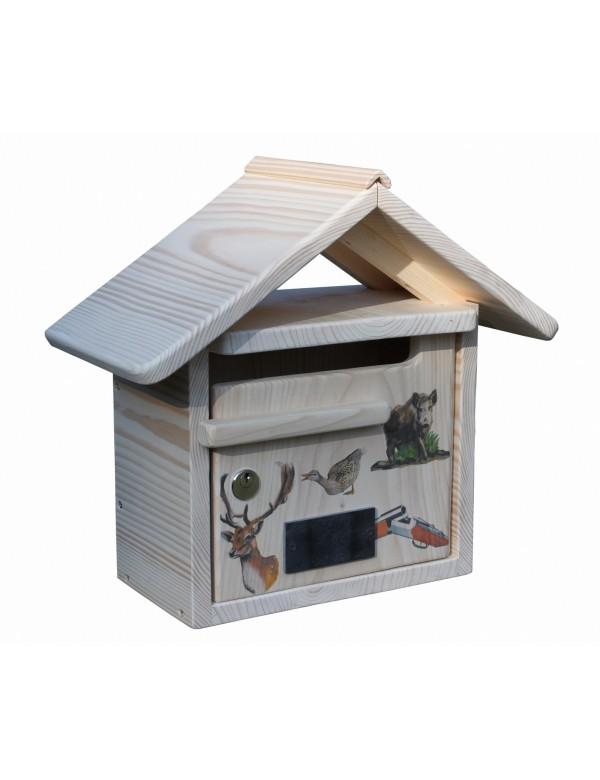 BOITE AUX LETTRES BOIS CREASTUCE : ST HUBERT COURT