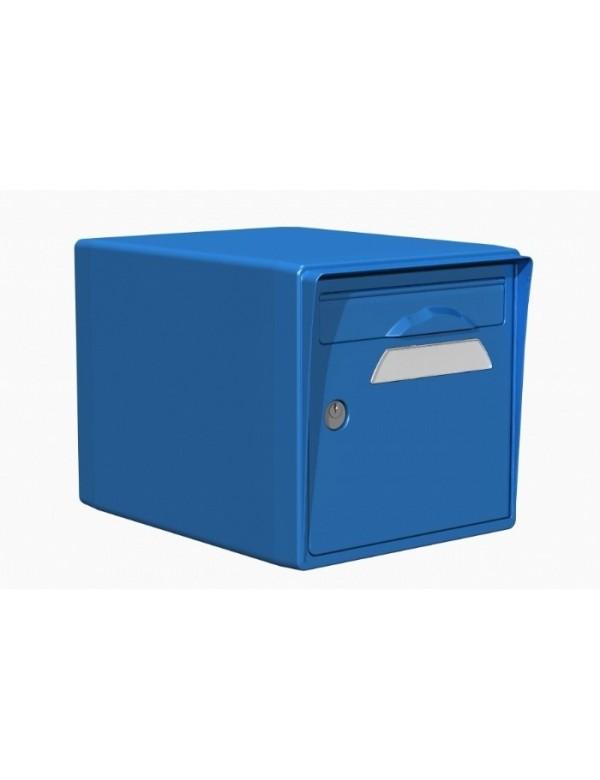 Boite aux lettres 1 porte bleue - CREASTUCE-15-SF