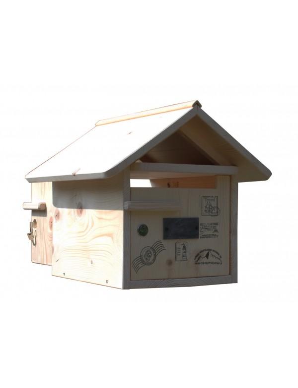 BOITE AUX LETTRES BOIS CREASTUCE : ROUTARD 2 PORTE