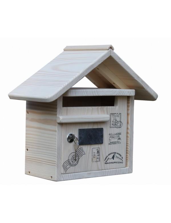 BOITE AUX LETTRES BOIS CREASTUCE : ROUTARD COURTE