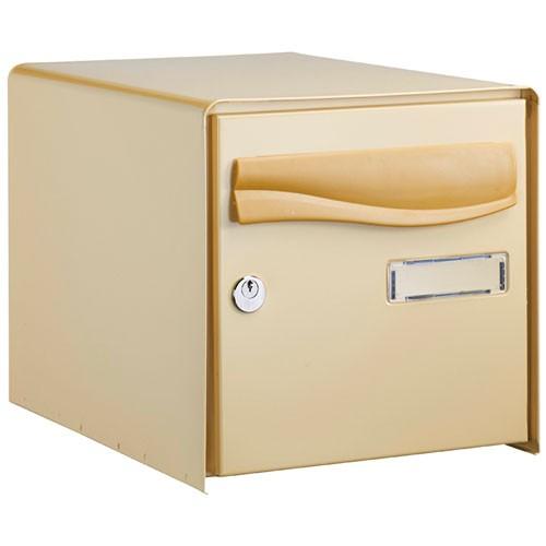 Boîte aux lettres PTT - simple face - beige