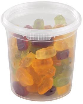 Pot plastique à couvercle étanche Pot plastique à couvercle