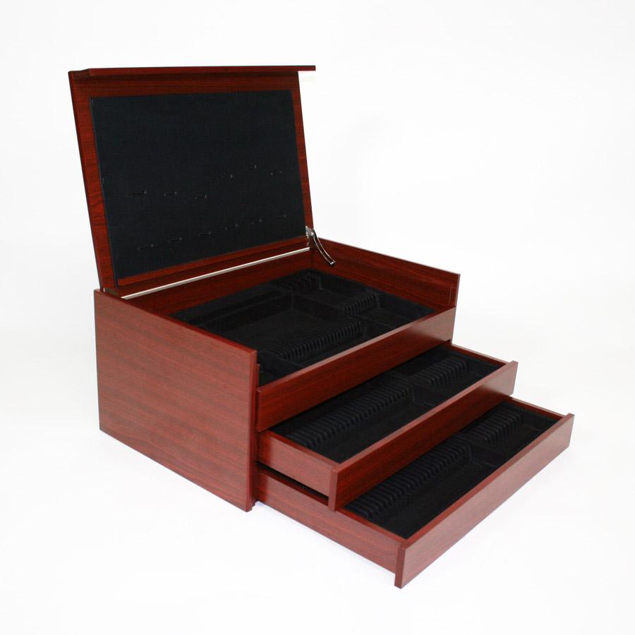 Coffret en bois vide pour ménagère 127 pièces - Co