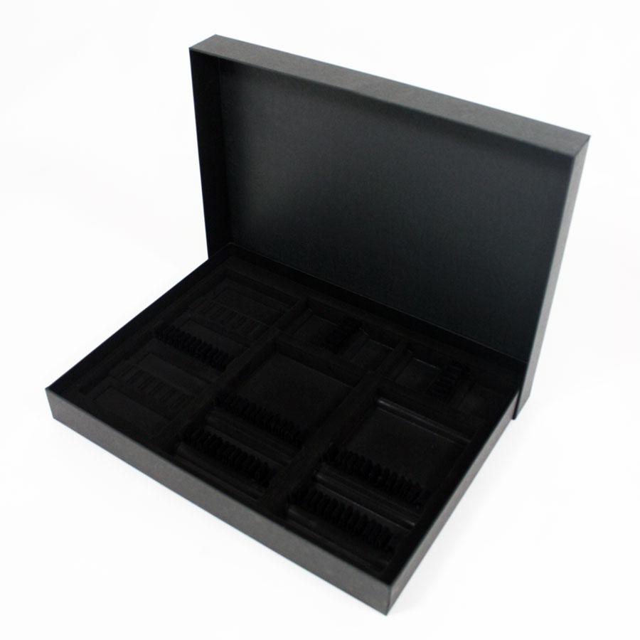 Coffret carton noir pour ménagère 48 pièces - Coff