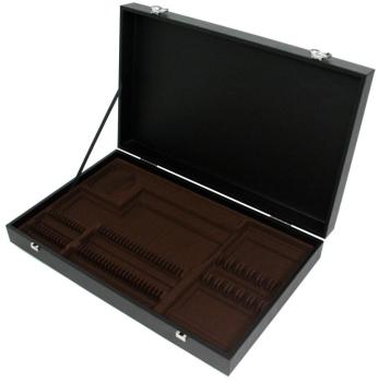 Coffret en bois noir pour ménagère 48 ou 50 pièces Coffret en bois noir pour