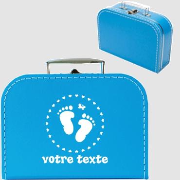 Valisette en carton personnalisable avec motif pie