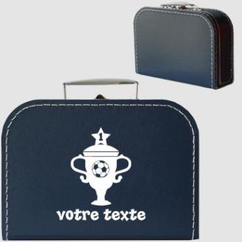 Valisette en carton personnalisable avec motif coupe Valisette en carton personnalisable
