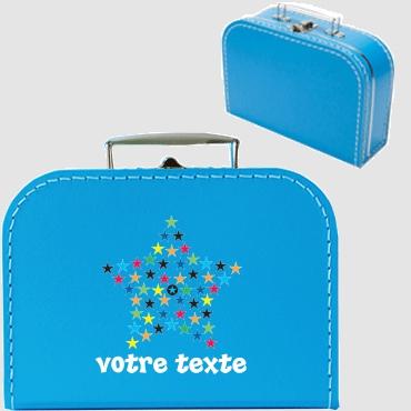 Valisette en carton personnalisable avec motif éto