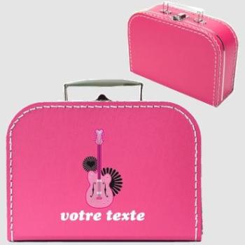 Valisette en carton personnalisable avec motif gui
