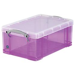 Boîte de rangement - 9 litres - violet