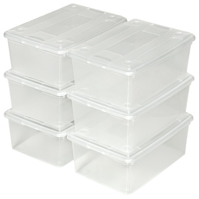 48 Boites de Rangement Plastique Empilables de Tec