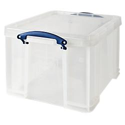Boîte de rangement 35 litres transparent