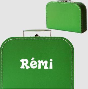 Valisette en carton personnalisable avec prénom Ré