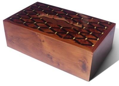 Boite mouchoirs Damier
