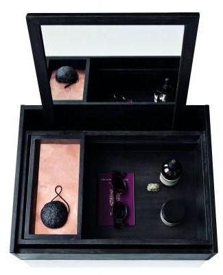 Boite à Bijoux Maquillage Coiffeuse Balsabox Noir Nomess Boite à Bijoux Maquillage