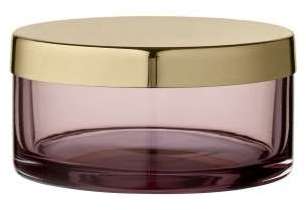 Boite Tota Small Rose et Laiton Diam 9 cm AYTM Boite Tota Small Rose et Laiton