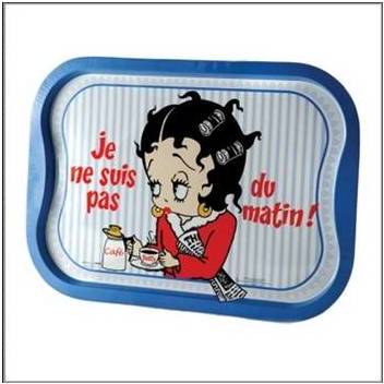Plateau métal Betty Boop