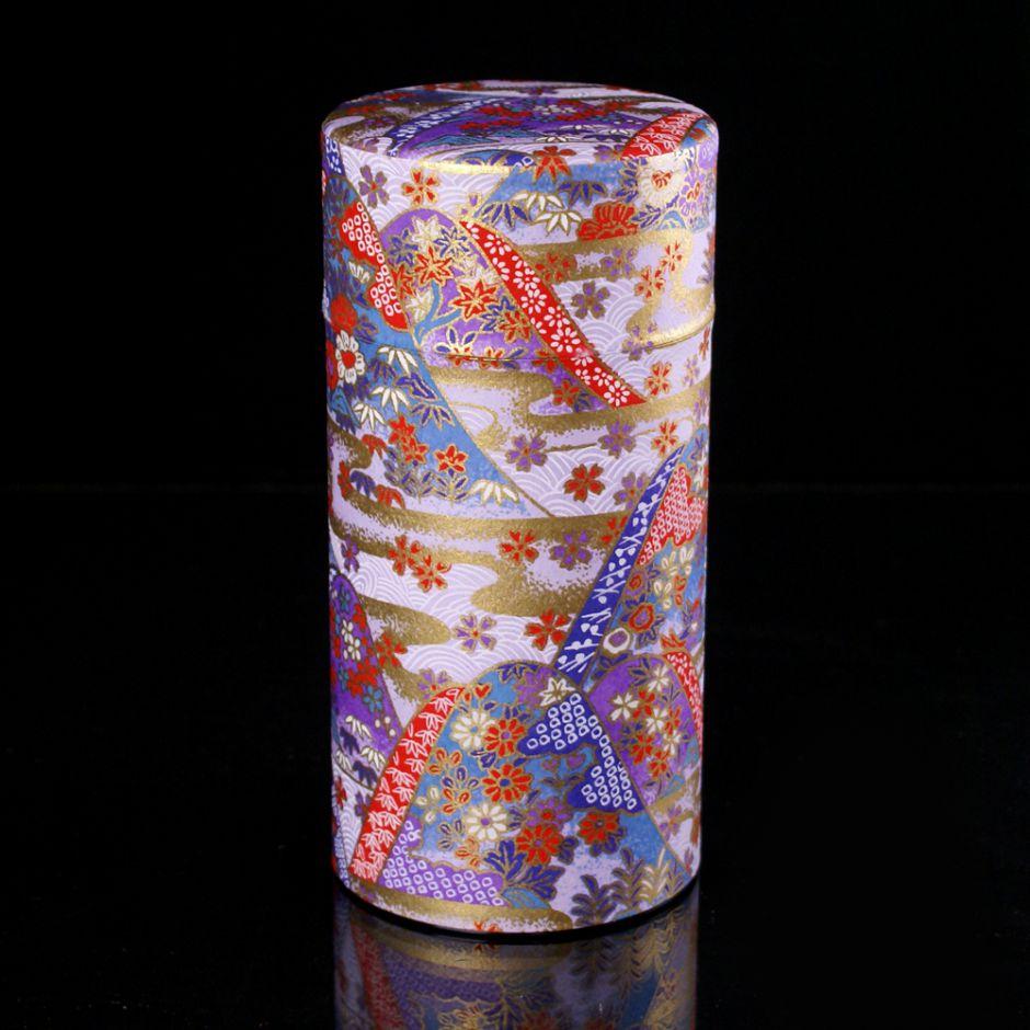 Boîte à thé japonaise en papier washi