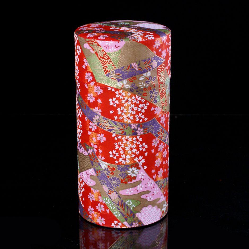 Boîte à thé japonaise en papier washi