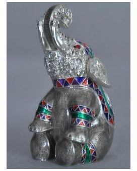 Boîte éléphant de cirque